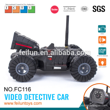 Cool car ! 4CH iphone & android controlled video detective remote control car with camera